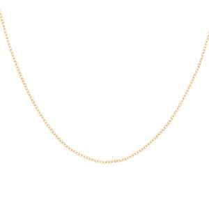 Catbird Adjustable Plain Yellow Gold Chain